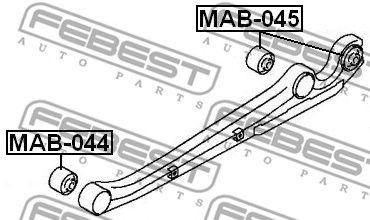 Сайлентблок заднего рычага MAB-045 FEBEST