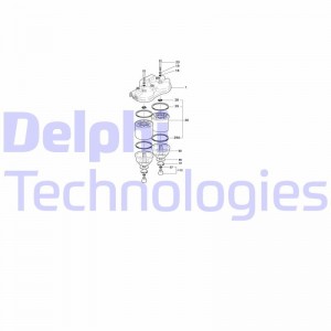 Топливный фильтр 5872161 DELPHI