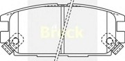 Комплект тормозных колодок, диско 2337300C BRECK