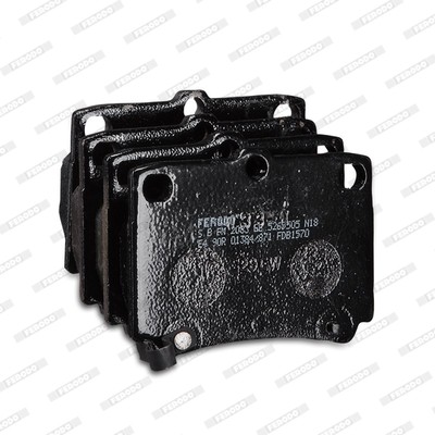 Комплект тормозных колодок, диско FDB1570 FERODO