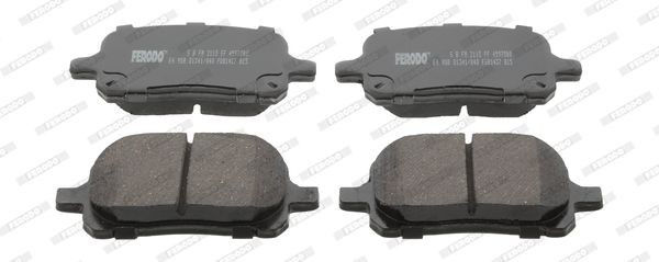 Комплект тормозных колодок, диско FDB1437 FERODO