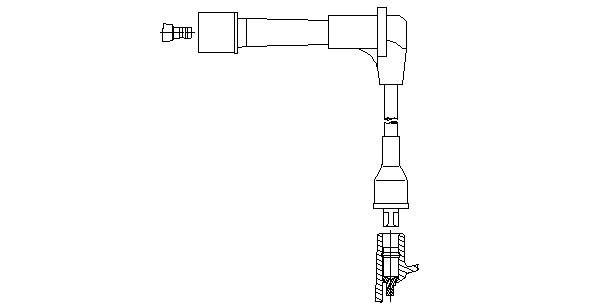Провод зажигания 3A3125 BREMI