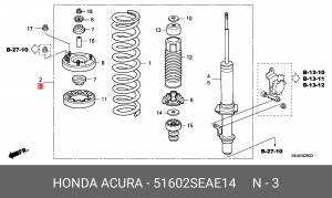 Амортизатор подвески 51602SEAE14 HONDA