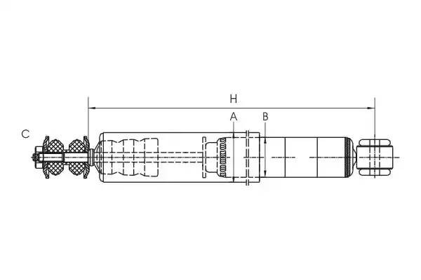 Амортизатор Z 1603 SCT
