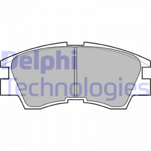 Комплект тормозных колодок, диско LP633 DELPHI