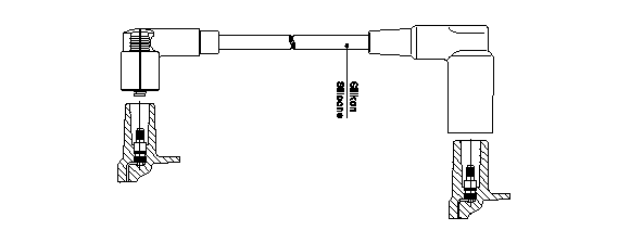 Провод зажигания 168A30 BREMI