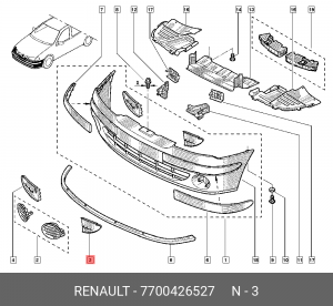 Деталь 7700426527 RENAULT