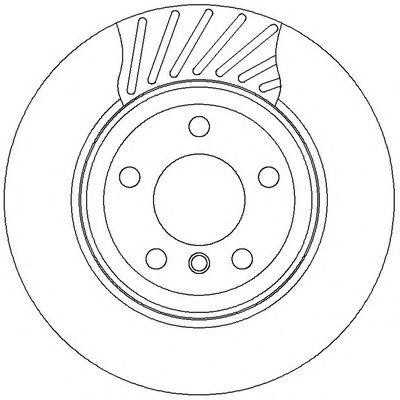 Тормозной диск 562327B BENDIX JURID