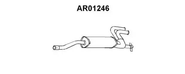 Глушитель выхлопных газов конечный AR01246 VENEPORTE