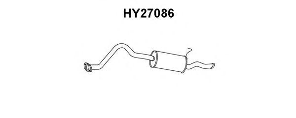 Глушитель выхлопных газов конечный HY27086 VENEPORTE