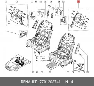 Деталь 7701208741 RENAULT