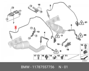 Лямбда-зонд 11 78 7 557 756 BMW