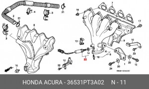 Лямбда-зонд 36531PT3A02 HONDA