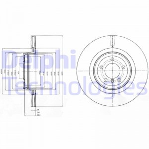Комплект подшипника ступицы колеса BK1250 DELPHI