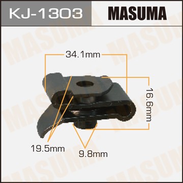 Клипса крепежная KJ1303 MASUMA