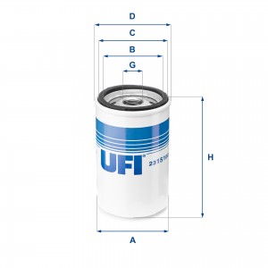 Масляный фильтр 23.151.00 UFI