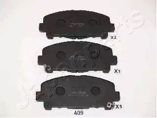 Колодки тормозные дисковые PA409AF JAPAN PARTS GROUP