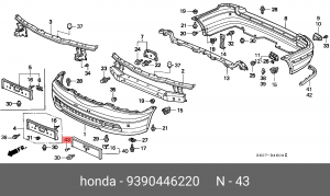 Деталь 9390446220 HONDA