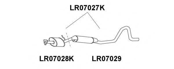 Предглушитель выхлопных газов LR07029 VENEPORTE