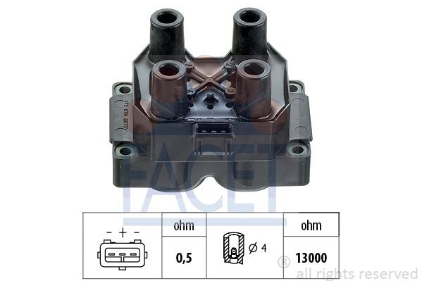 Ремкомплект, распределитель зажигания HT0654 FACET