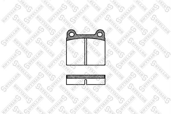 Колодки тормозные дисковые 017-060-SX STELLOX