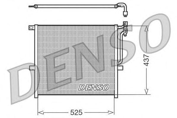 Конденсатор, кондиционер DCN05008 DENSO