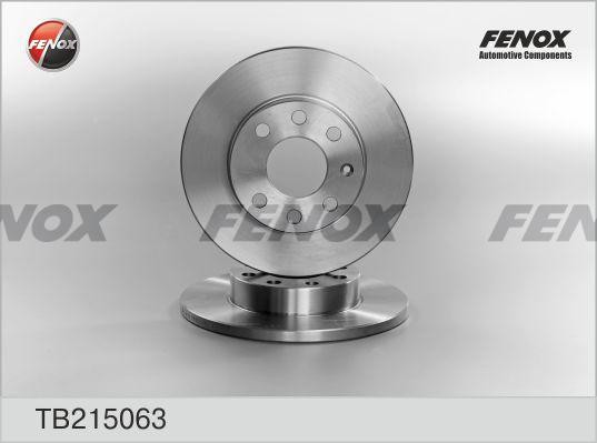 Диск тормозной TB215063 FENOX
