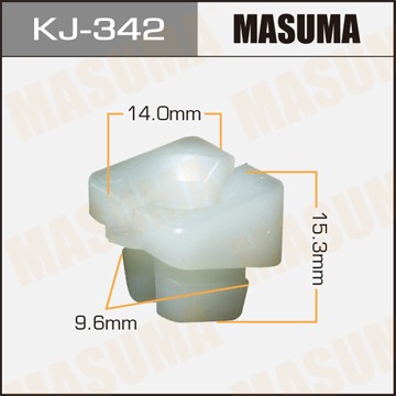 Клипса крепежная KJ342 MASUMA