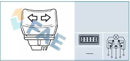 Выключатель; Выключатель, стеклолодъемник 61240 FAE