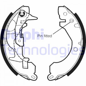 Комплект тормозных колодок LS1343 DELPHI