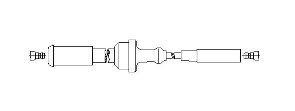 Провод зажигания 6A1387 BREMI