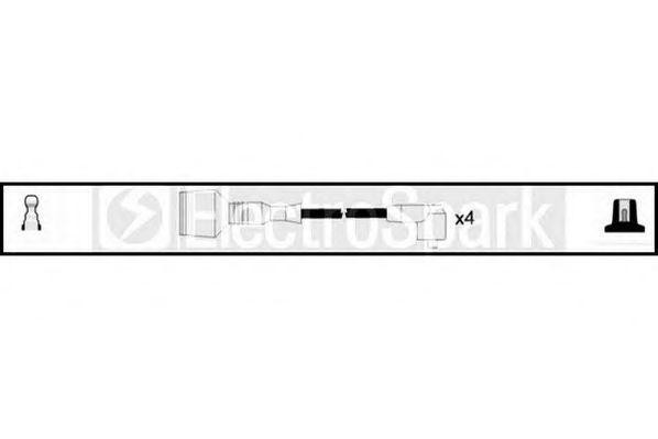 Ккомплект проводов зажигания OEK475 STANDARD