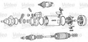 Стартер D13HP605 VALEO PHC