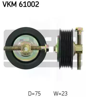 Паразитный / ведущий ролик, поликлиновой ремень VKM61002 SKF