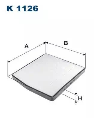 Фильтр салона K1126 FILTRON