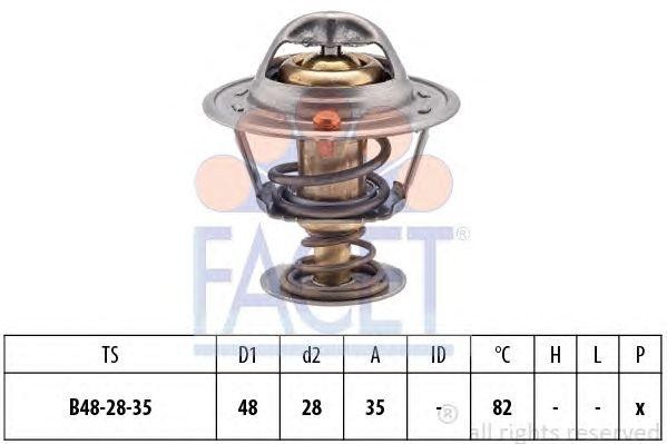 Термостат, охлаждающая жидкость 7.8415S FACET