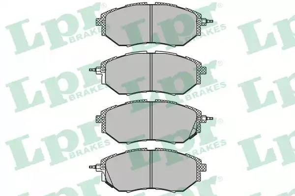 Колодки тормозные дисковые 05P1402 LPR