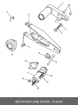 Ремкомплект, рабочий цилиндр 514244 MG ROVER LAND ROVER