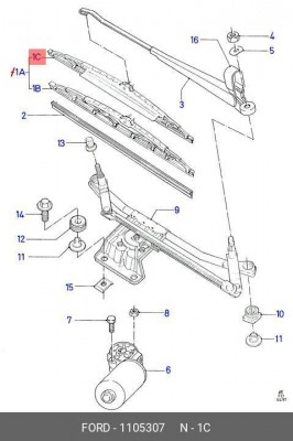 Деталь 1105307 FORD