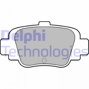 Комплект тормозных колодок, диско LP780 DELPHI