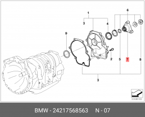 Деталь 24 21 7 568 563 BMW