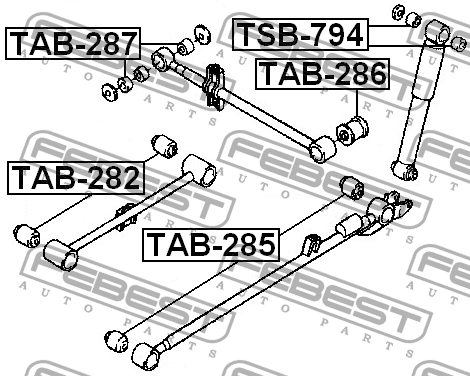 Сайлентблок TAB-285 FEBEST