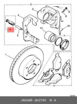 Комплект направляющей гильзы JLM2194 JAGUAR
