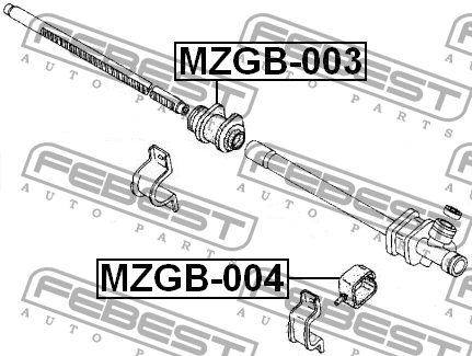 Деталь MZGB-004 FEBEST