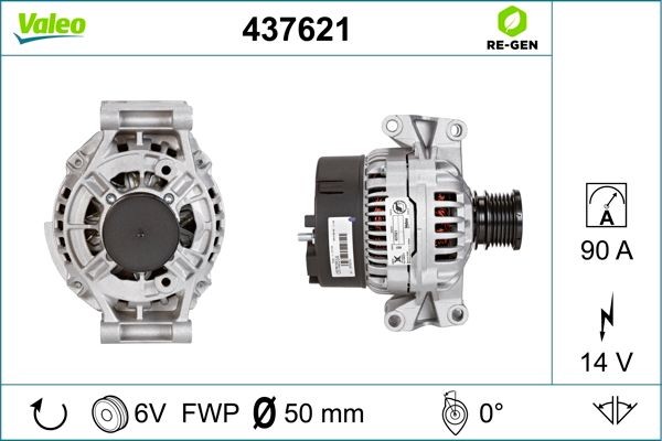 Генератор 437621 VALEO PHC