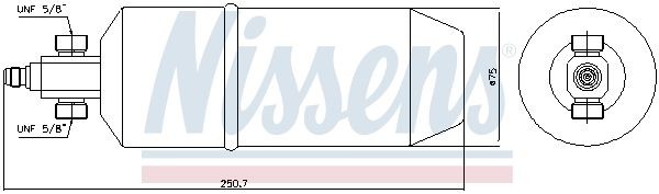 Осушитель, кондиционер 95215 NISSENS
