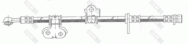 Тормозной шланг 9004375 GIRLING