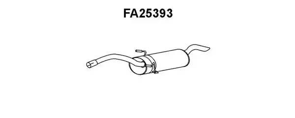 Глушитель выхлопных газов конечный FA25393 VENEPORTE