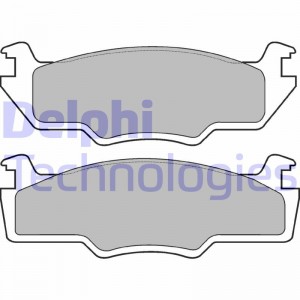 Комплект тормозных колодок, диско LP225 DELPHI