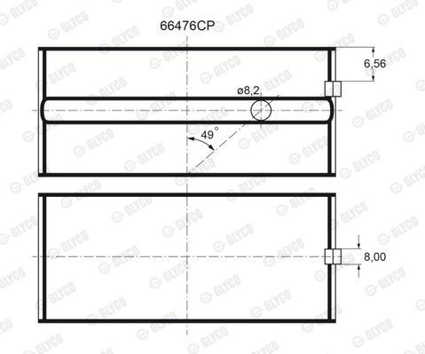 Подшипник 66476CP GLYCO
